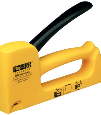 Rapid handtacker R13 ergonomic, geel