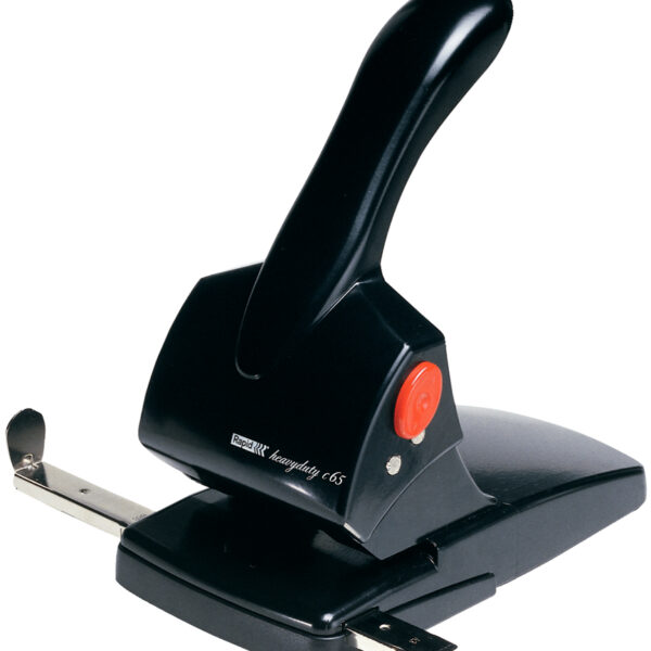 Rapid registratieperforator Fashion HDC65, zwart
