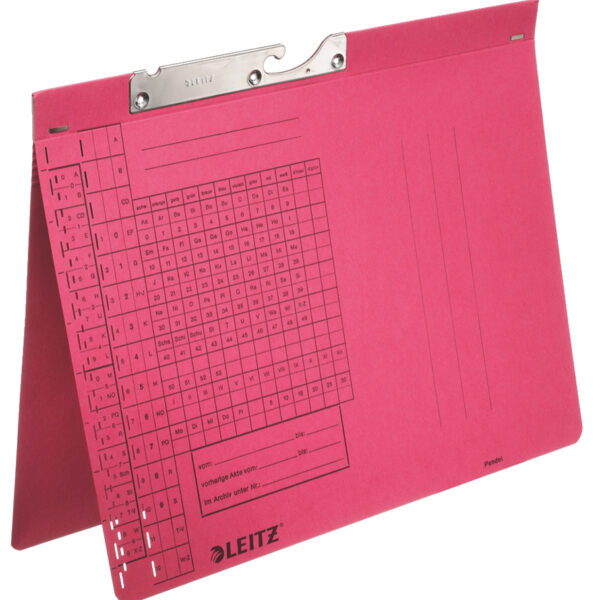 LEITZ hanghechtmap, A4, rood, 250 g/m2