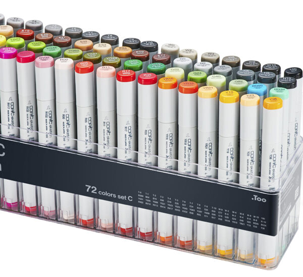 COPIC Marker sketch, 72 stuks set C