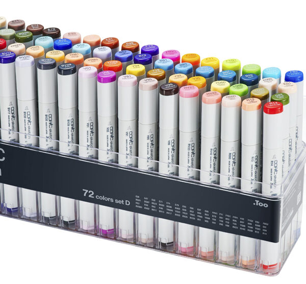 COPIC Marker sketch, 72 stuks set D