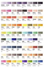 COPIC Marker sketch, 72 stuks set D