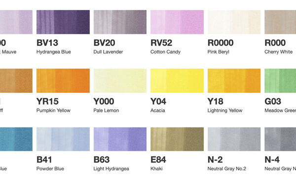 COPIC Marker sketch, 24 stuks set 'Manga Illustration'