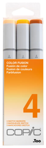 COPIC markers Sketch, 3 stuks in set 'Color Fusion 4´