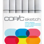 COPIC markers Sketch, 6 stuks in set 'Perfect Primaries´