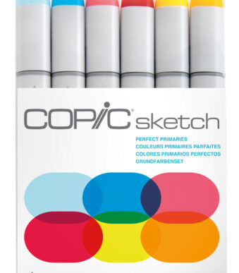 COPIC markers Sketch, 6 stuks in set 'Perfect Primaries´