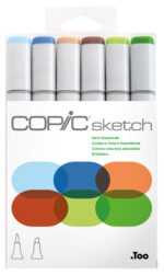 COPIC markers Sketch, 6 stuks in set 'Earth Essentials´