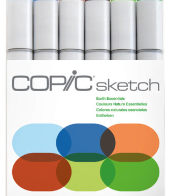 COPIC markers Sketch, 6 stuks in set 'Earth Essentials´
