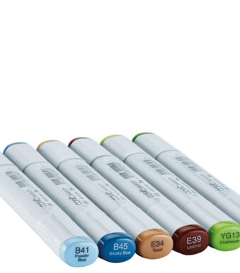 COPIC markers Sketch, 6 stuks in set 'Earth Essentials´