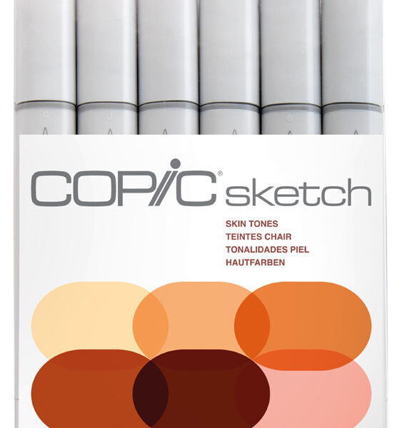 COPIC Marker sketch, set van 6 'Portrait'