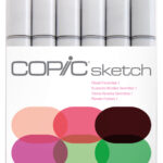 COPIC markers Sketch, 6 stuks in set 'Floral Favorite 1´