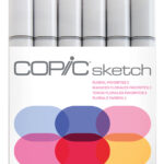 COPIC markers Sketch, 6 stuks in set 'Floral Favorite 2´