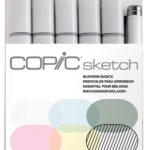 COPIC markers Sketch, 6 stuks in set 'Blending Basic´