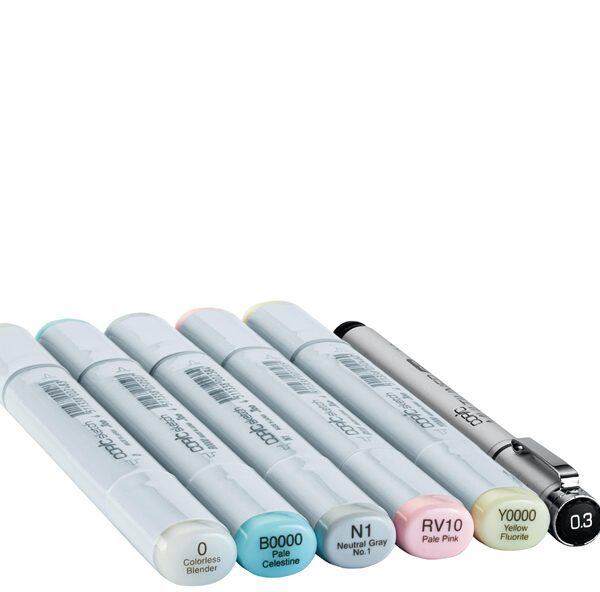 COPIC markers Sketch, 6 stuks in set 'Blending Basic´