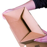 SMARTBOXPRO doos met autolockbodem, DIN A5+, SK, bruin