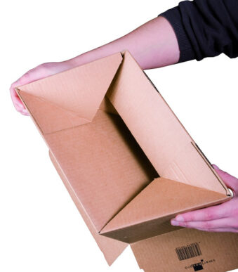 SMARTBOXPRO doos met autolockbodem, DIN A5+, SK, bruin