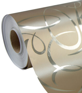 Clairefontaine geschenkpapier ´Arabesque goud´, op rol, 700 mm x 50 m
