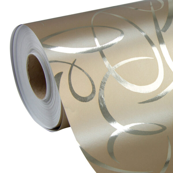 Clairefontaine geschenkpapier ´Arabesque goud´, op rol, 700 mm x 50 m