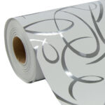 Clairefontaine geschenkpapier ´Arabesque zilver´, op rol, 700 mm x 50 m