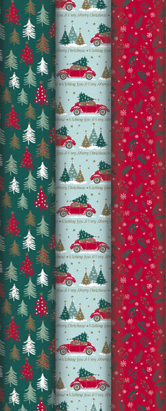 Clairefontaine Kerst-inpakpapier 'Alliance II'