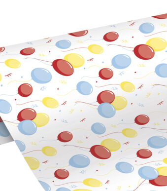 Clairefontaine geschenkpapier/inpakpapier 'luchtballons', Secare-rol