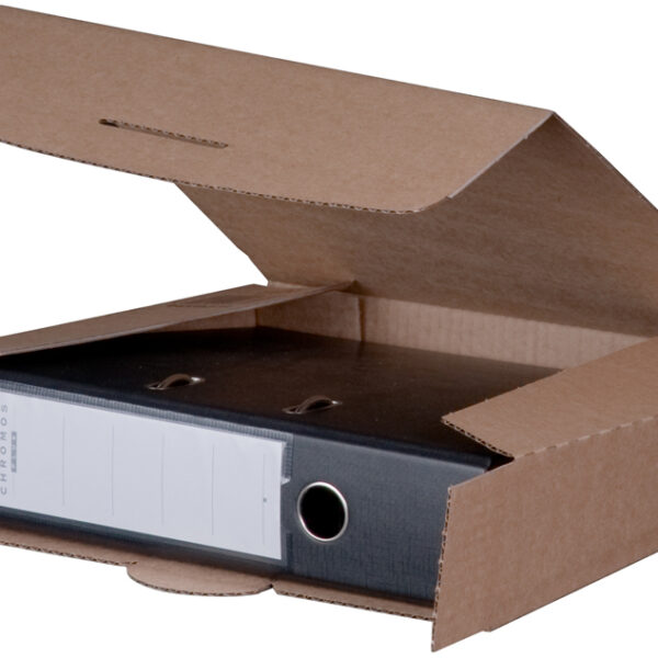 SMARTBOXPRO ordner-verzenddoos, bruin, (B)50 - 80 mm