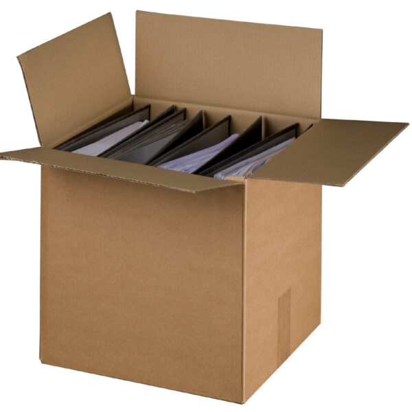 smartboxpro ordner-verzenddoos, bruin, voor 4-5 ordners