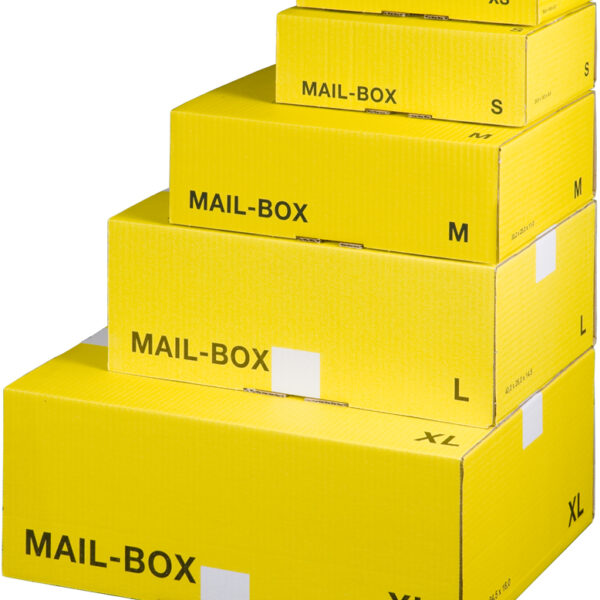 smartboxpro pakket-verzenddoos MAIL BOX, grootte: XL, geel