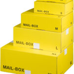 smartboxpro pakket-verzenddoos MAIL BOX, grootte: XS, geel