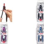 Herlitz verstelbare passer my.pen, blauw / wit