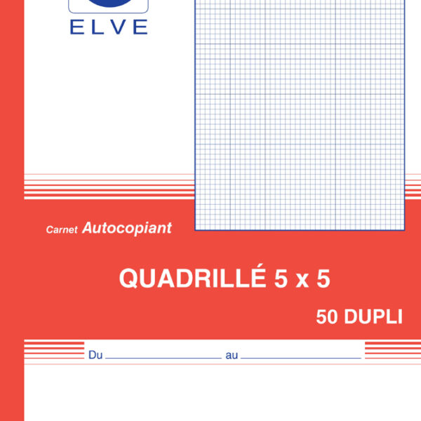 ELVE notitieblock, 297 x 210 mm, geruit (5/5), 2-voud