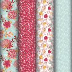 Clairefontaine geschenkpapier/inpakpapier 'Flora', 30 rollen in display