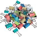 MAUL Foldback-papierklem mauly 215, assorti in grootte en kleur, 24 st.