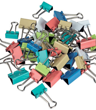 MAUL Foldback-papierklem mauly 215, assorti in grootte en kleur, 24 st.