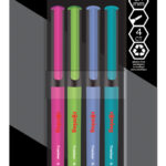 rotring fineliners, 0,4 mm, 4 stuks op blister