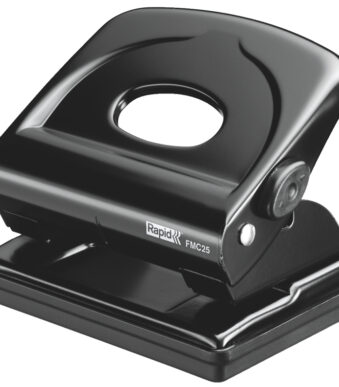 Rapid perforator FMC25, ponscapaciteit: 25 vel, zwart