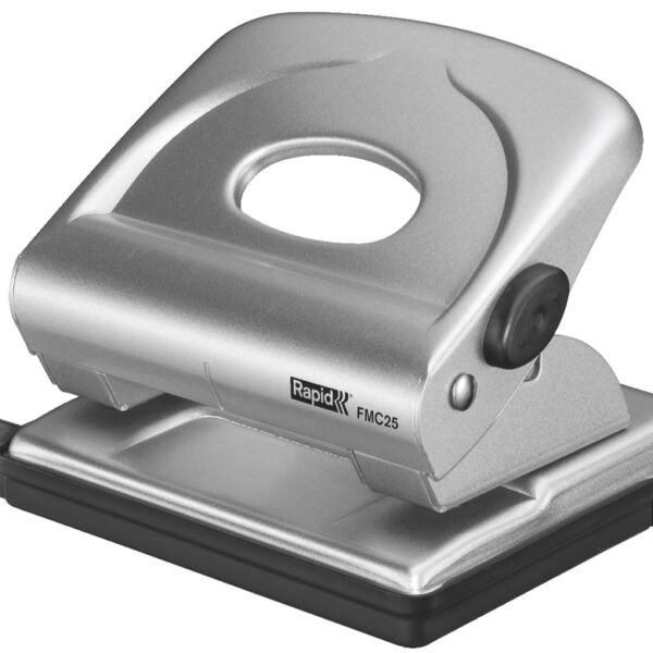 Rapid perforator FMC25, ponscapaciteit: 25 vel, zilver