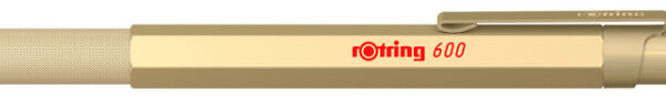 rotring drukbalpen 600, metallic-goud