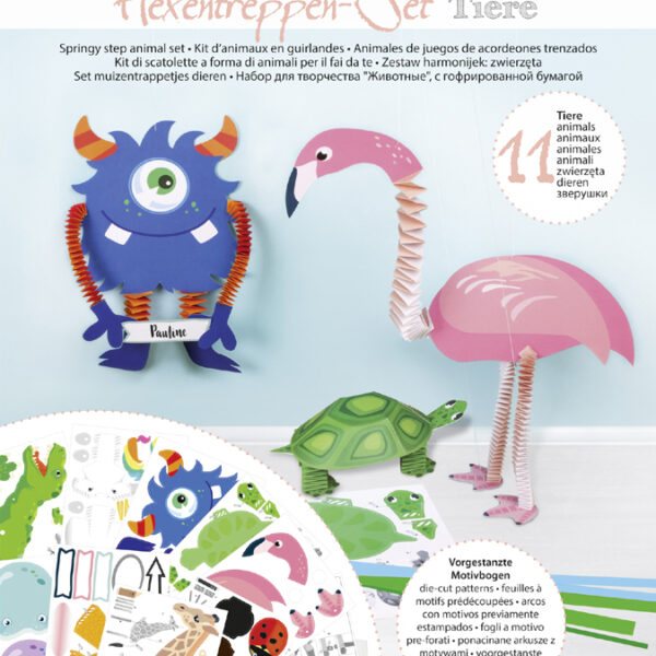 Knutselset Trappenhuisjes 'Dieren'