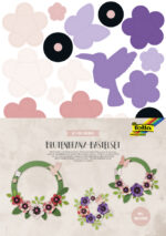 Creatieve bloemenkrans-set voor 3 kransen