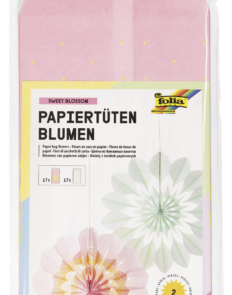 Papieren bloemzakjes zoete bloesem