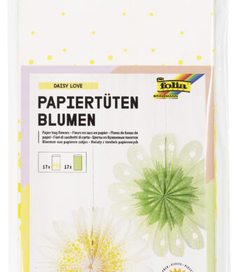Papieren bloemen daisyliefde