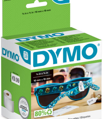 DYMO LabelWriter-sieraden-etiketten, 10 x 19 mm, wit