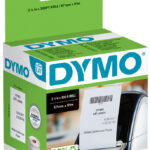 DYMO LabelWriter-bonnenrol, 57 mm x 91 m, wit