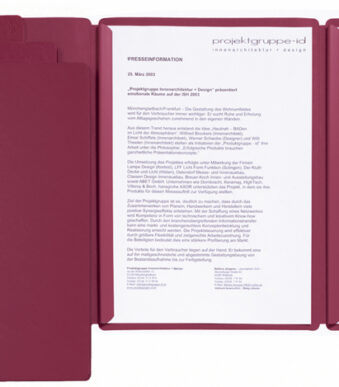 PAGNA presentatie- / offertemap ´Sprint´, rood