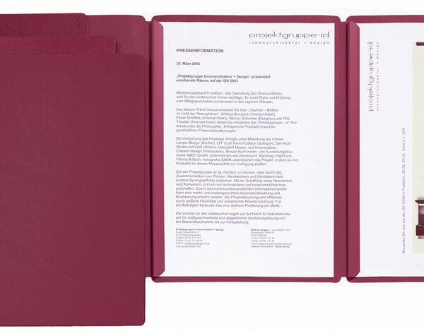 PAGNA presentatie- / offertemap ´Sprint´, rood