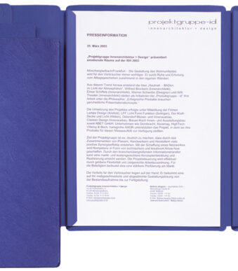 PAGNA presentatie- / offertemap ´Sprint´, blauw