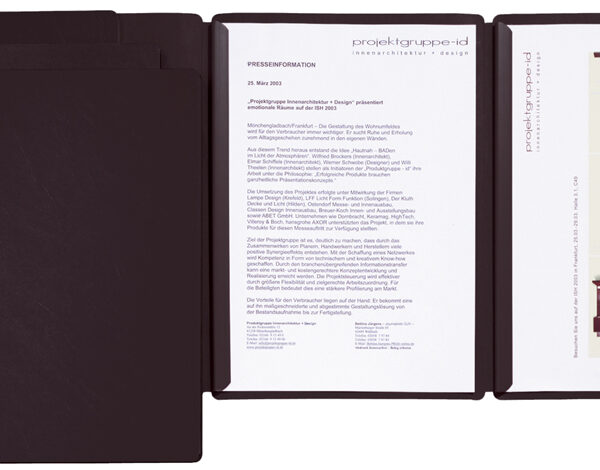 PAGNA presentatie- / offertemap ´Sprint´, zwart