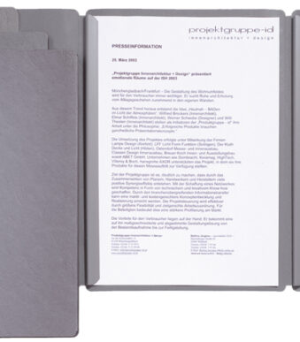 PAGNA presentatie- / offertemap ´Sprint´, grijs