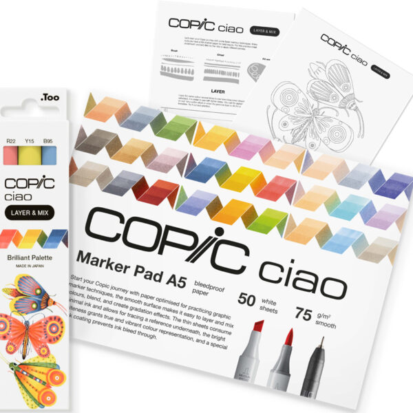 COPIC Marker ciao 'LAYER & MIX startersset', Brilliant